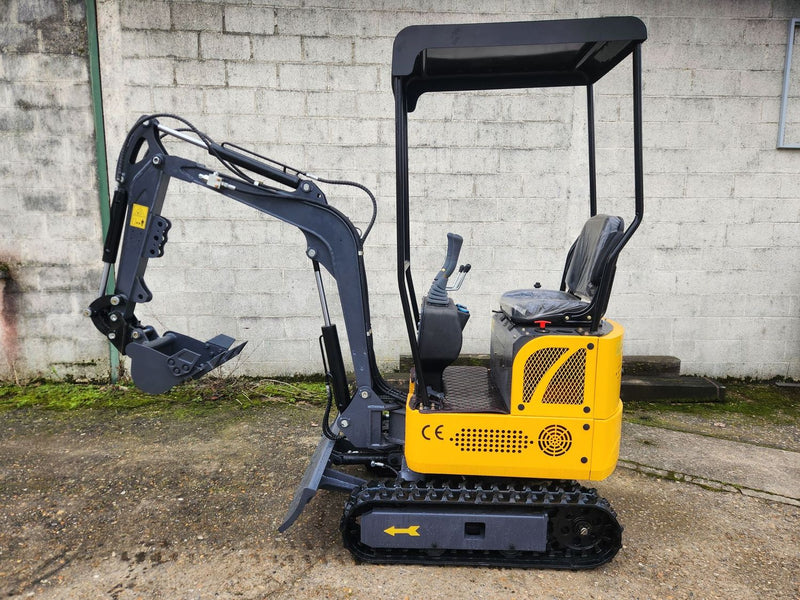 MINIEXCAVATOR NOU CU BRAȚ DECALAT