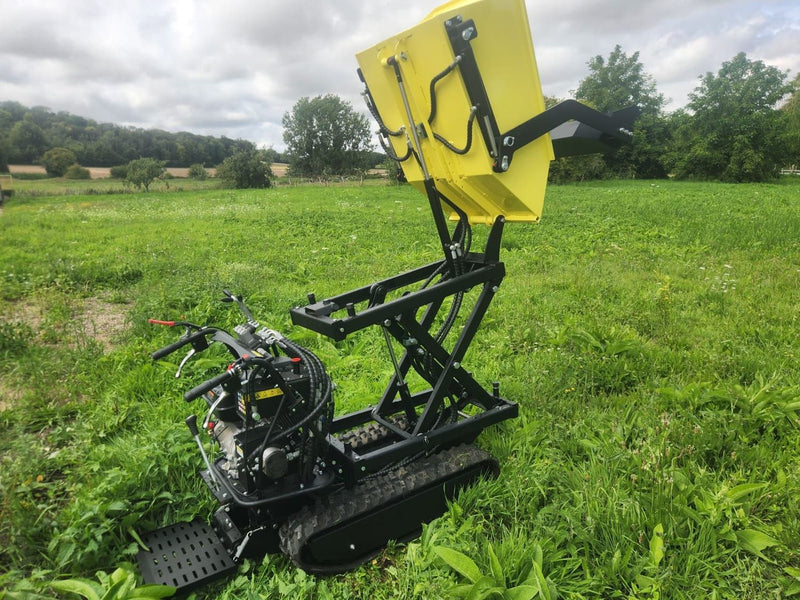 Dumper D50HT cu benă de ridicare tip foarfecă 