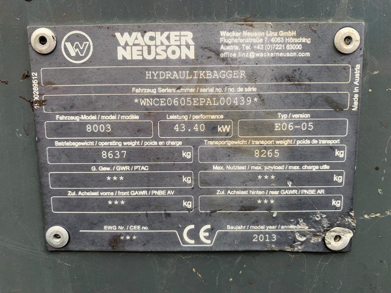 WACKER NEUSON 8003